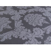 Tissu nappe damassé gris anthracite Syracuse