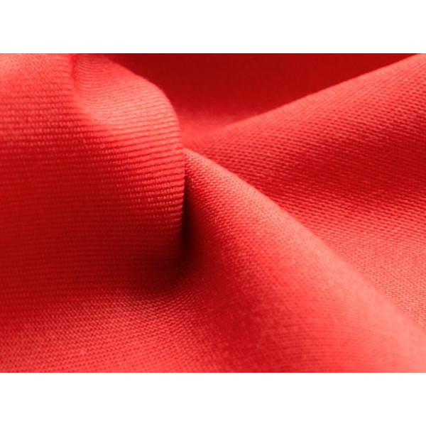 Tissu Polycoton Vulcano ultrawash rouge