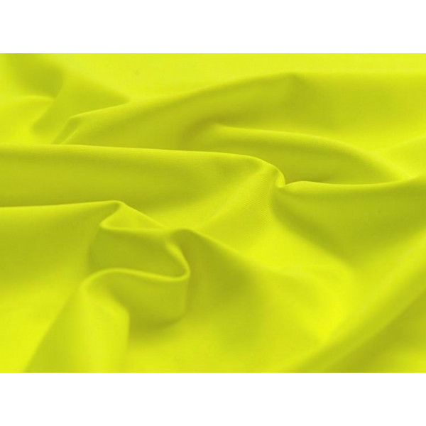 Tissu polycoton Vulcano ultrawash jaune vif