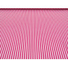 Tissu coton rayures fuchsia