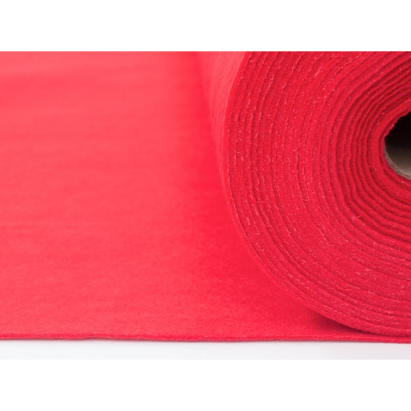 Tissu Feutrine rouge (3 mm)