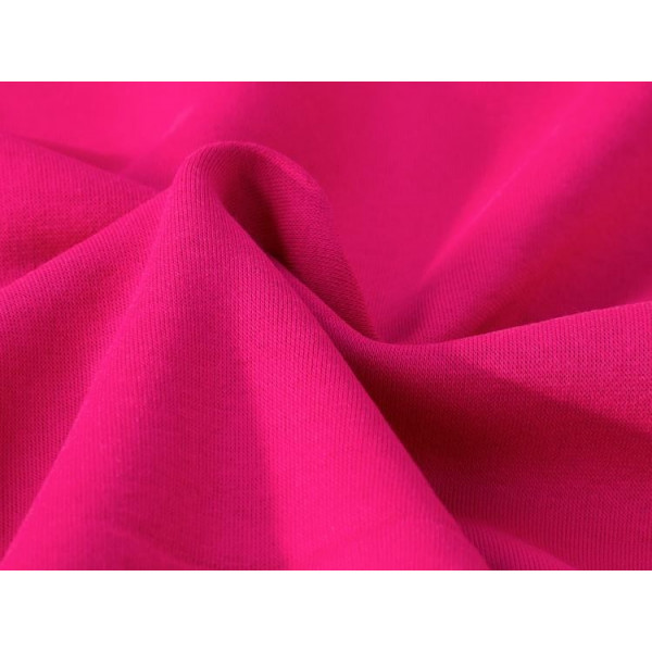 Tissu molleton fuchsia