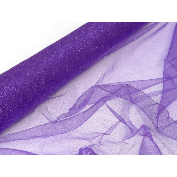 Tulle Paillettes Violet