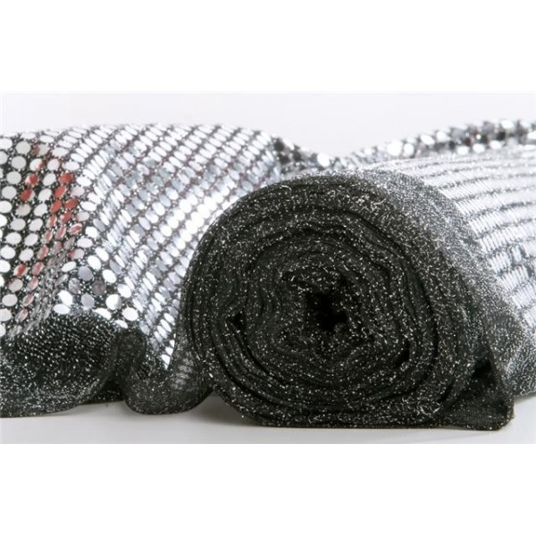 Tissu Paillettes Argent