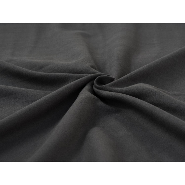 Tissu Lin Viscose Noir de Qualité, Tissu au mètre, Tissu pas cher 