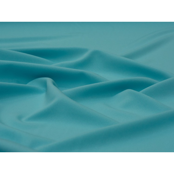 Tissu Burlington turquoise en 280 cm de large