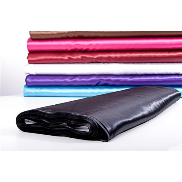 Tissu Satin Luxe Noir