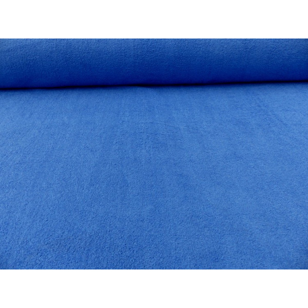 Tissu Eponge Bleu roi