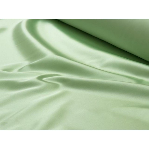 Tissu Satin luxe Vert d'eau