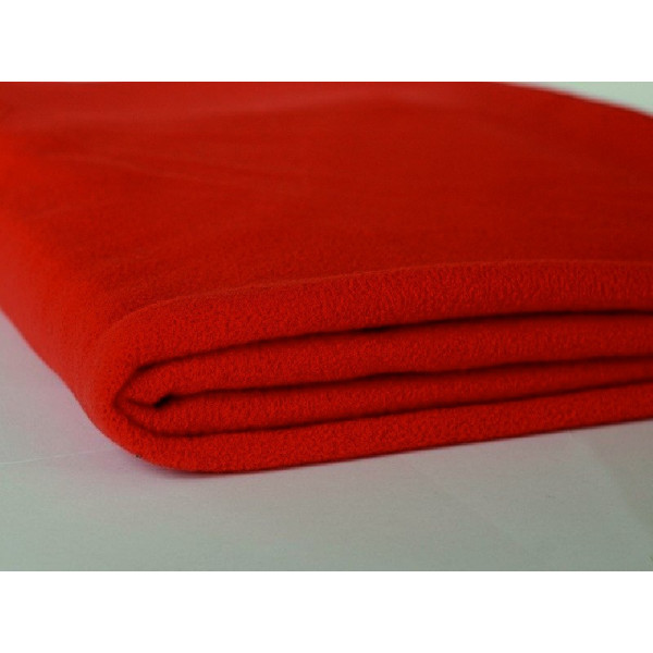 Tissu Polaire Rouge Cardinal de qualité