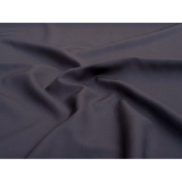 Tissu Polyester Uni Noir - La Grange aux Tissus