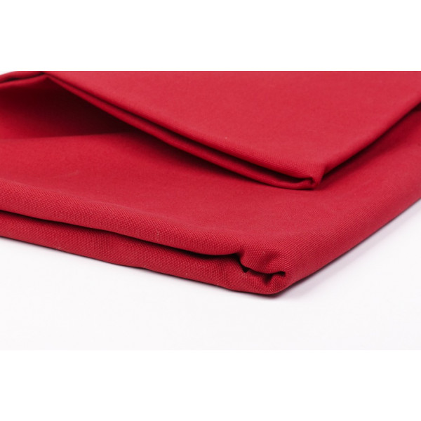 Tissu coton Ignifugé Rouge vermillon