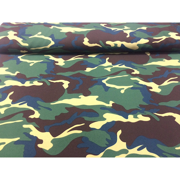 Tissu Burlington Camouflage