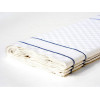 Tissu spécial torchon blanc/bleu