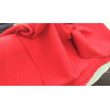 Tissu Manteau Laine Rouge