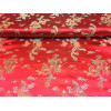 Tissu Asie Rouge Dragons