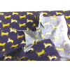 Tissu coton Violet Enfant Chats