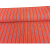 Tissu Mexicain Orange Multi lignes