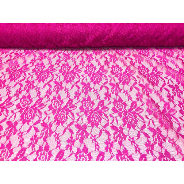 Tissu Dentelle Fuchsia