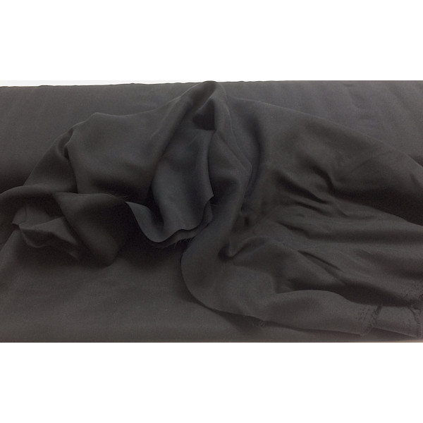 Tissu Biologique Noir Tencel - Twill