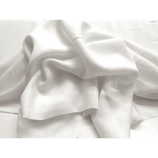 Tissu Biologique Blanc TENCEL Twill