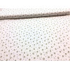 Tissu Coton imprimé blanc petites puces