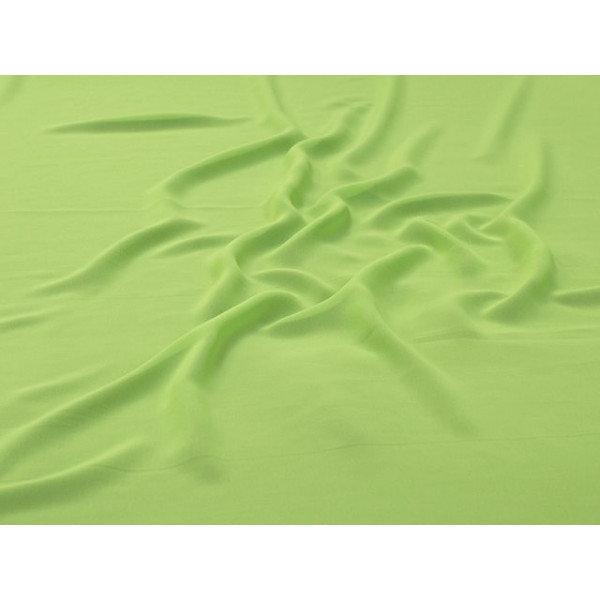 Tissu Mousseline Vert Anis