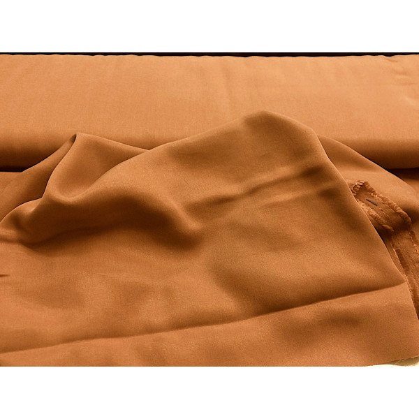 Tissu Biologique TENCEL Caramel - Twill