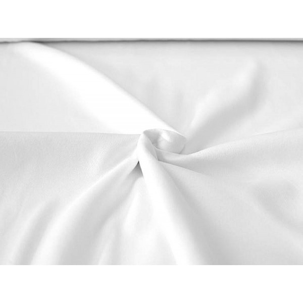 Tissu molleton blanc oeko-tex