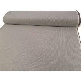 Tissu Gris Fines Rayures