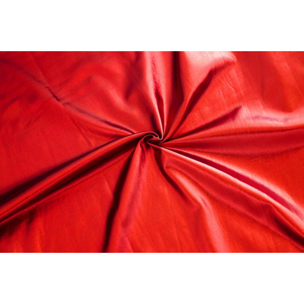 Tissu stretch élasthanne rouge