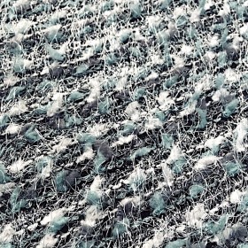 Tweed Gris Bleu et Argent