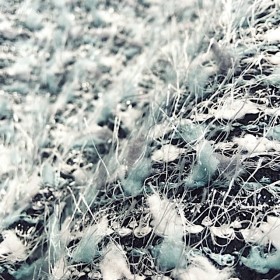 Tweed Gris Bleu et Argent