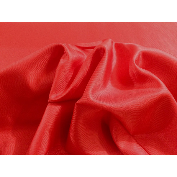 Doublure Luxe Acétate Jacquard Tivoli rouge