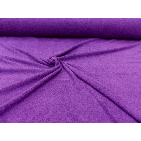 Tissu Eponge violet