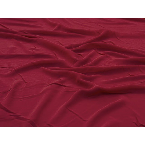 Tissu Mousseline Bordeaux