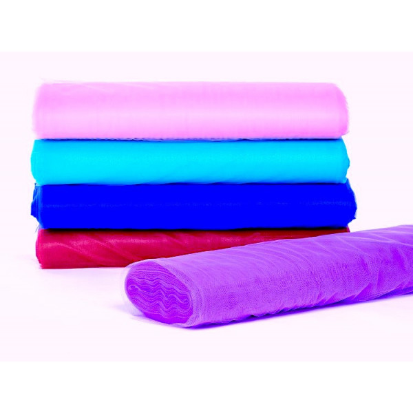 Tulle Semi Rigide en 280 cm Violet