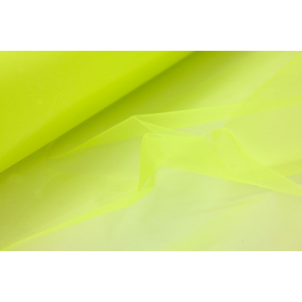 Tulle Rigide Jaune Fluo