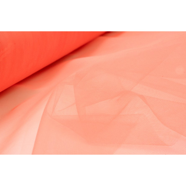 Tulle rigide orange fluo