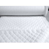 Tissu Double Gaze Matelassé Blanc