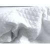 Tissu Double Gaze Matelassé Blanc