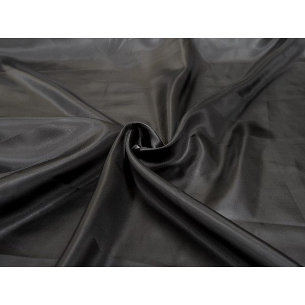 Doublure Satin Noir grande largeur (280cm)