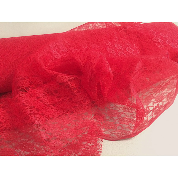 Tissu dentelle andalouse Rouge