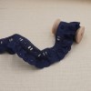 Galon Broderie Anglaise Avec Passant - Bleu Jeans