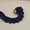 Galon Broderie Anglaise Vague - Bleu Jeans