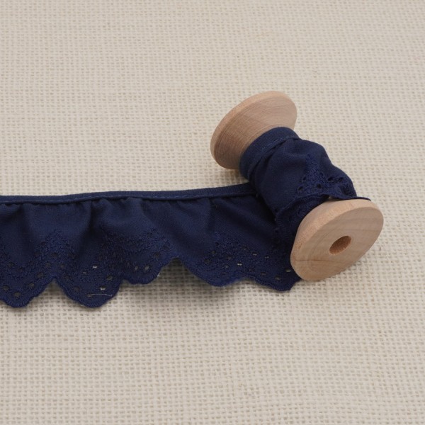 Galon Broderie Anglaise - Bleu Jeans