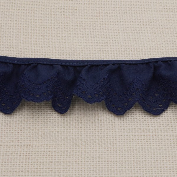 Galon Broderie Anglaise - Bleu Jeans