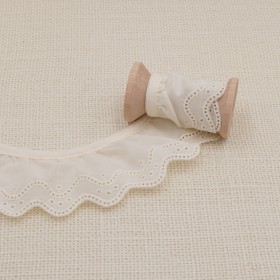 Galon Broderie Anglaise Vague - Écru