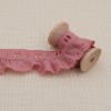 Galon Broderie Anglaise Avec Passant - Rose