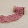 Galon Broderie Anglaise Avec Passant - Rose